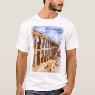 T-shirt Aqueducs romains, Ségovie.Espagne