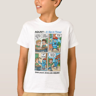 T-shirt AQUNY - Un Sip dans le temps ! Drôle Hydration Her