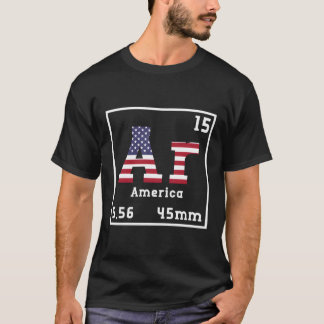 T-shirt Ar-15 America 556 45Mm Funny Sarcastic Pro 2E Ame