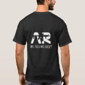 T-shirt AR-15 AR vous se sentant chanceux ? (Dos)