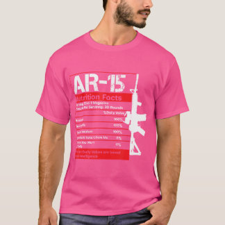 T-shirt Ar-15 Valeur nutritive Fusil Fusil Funny Gun Guy C