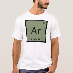 T-shirt Ar - Chimie des légumes Artichaut Tableau périodiq