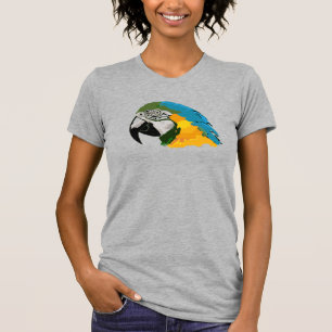 T-shirt Ara bleu et or audacieux