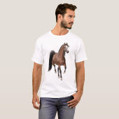 T-shirt Arabe de cheval de trot (Devant entier)