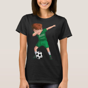 T-shirt Arabie Saoudite Dabbing Soccer Boy Arabie Saoudite