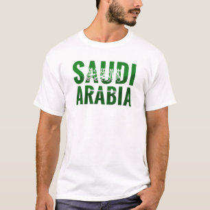 T-shirt Arabie Saoudite : Un drapeau sous forme d'un drape