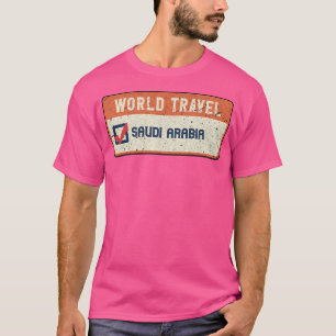 T-shirt Arabie Saoudite Voyage dans le monde