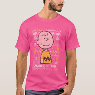 T-shirt Arachides Noël Charlie Brown Motif nu
