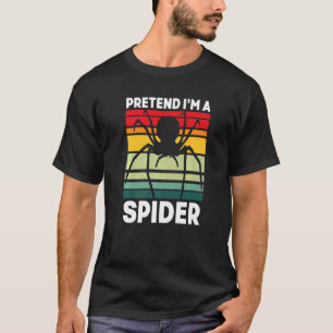 T-shirt Arachnides Web Arachnophile Araignée rétro