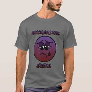 T-SHIRT ARACHNOIDITE SUCKS