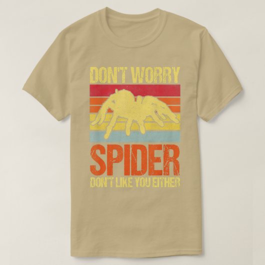 T-shirt Araignée Amour Pour Hommes Femmes Peur Tarantula P (Design devant)