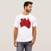 T-shirt Araignée Australie de Redback (Devant entier)