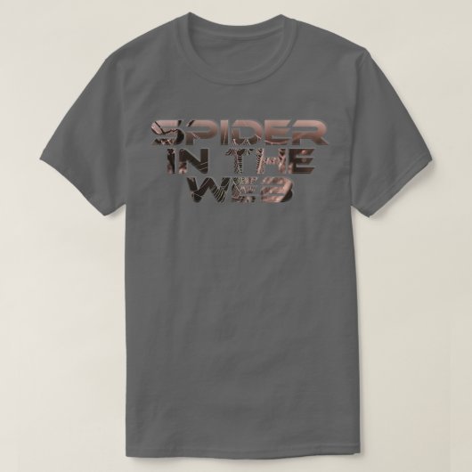 T-shirt Araignée dans le web (Design devant)