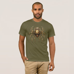 T-shirt Araignée de vapeur couleur or géant Halloween