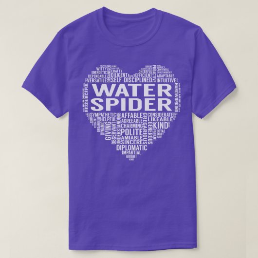 T-shirt Araignée d'eau Coeur (Design devant)