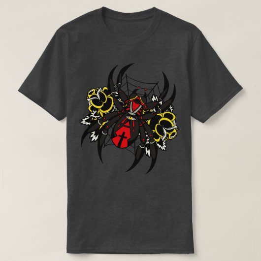 T-shirt Araignée déplaisante (Design devant)