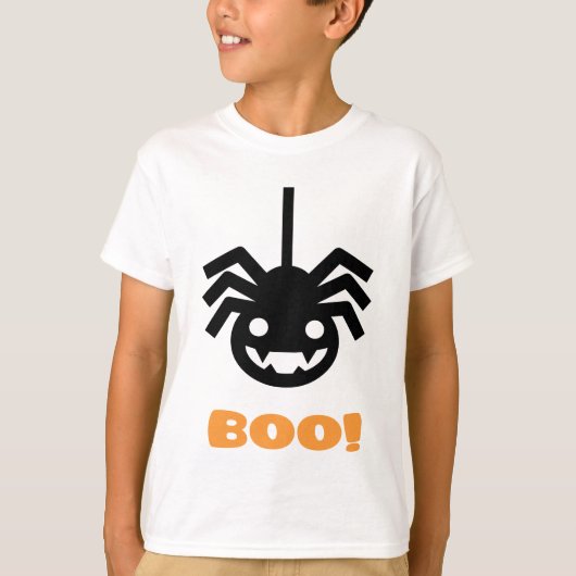 T-shirt Araignée d'Halloween (Devant)