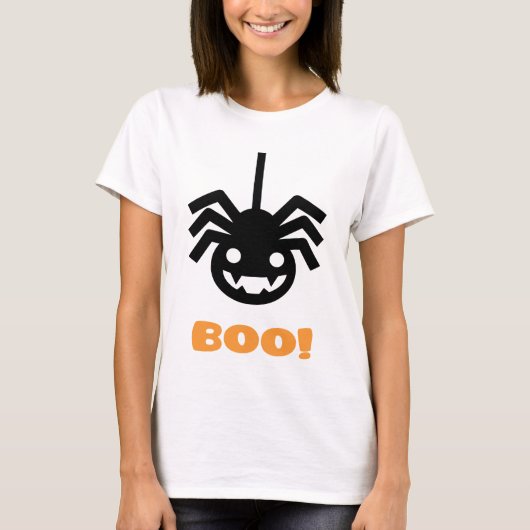 T-shirt Araignée d'Halloween (Devant)