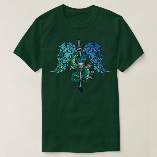 T-shirt Araignée Dragon Angel (Design devant)