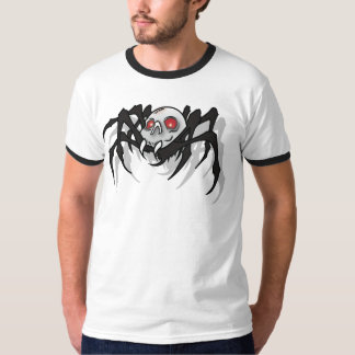 T-shirt Araignée du crâne des hommes