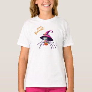 T-shirt Araignée/Halloween/chute/citrouille