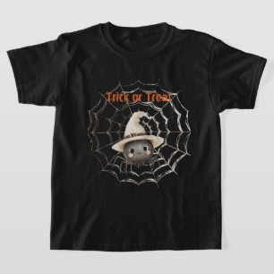 T-shirt Araignée joyeuse et amicale sur toile Halloween