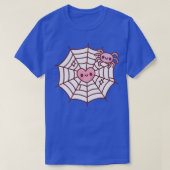 T-shirt Araignée Mignonne Et Coeur Pris Dans Spider Web (Design devant)