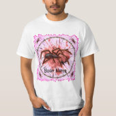 T-shirt Araignée noire (Devant)