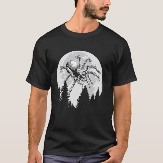 T-shirt Araignée Oiseau Tarentule de la Lune (Devant)
