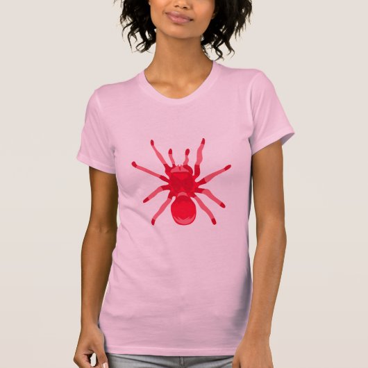 T-shirt Araignée (rouge) (Devant)