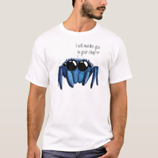 T-shirt araignée sautante mignonne