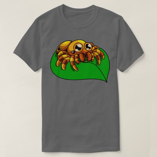 T-shirt Araignée sauteur Kawaii (Design devant)