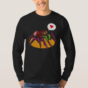 T-shirt Araignées de coeur mignonne araignée Web Cobweb Ar