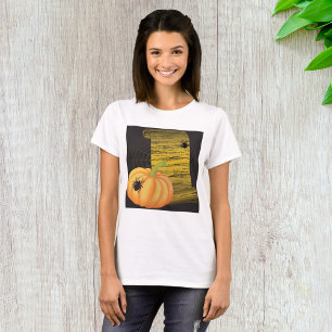 T-shirt Araignées Et Citrouille