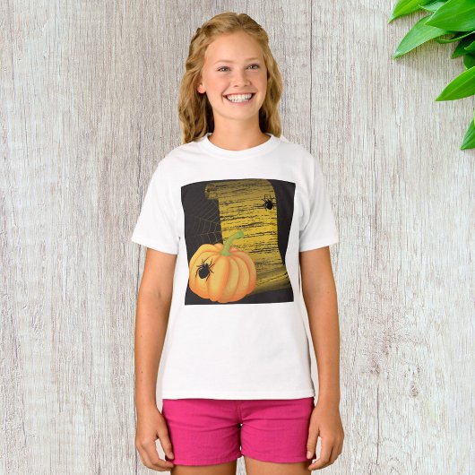 T-shirt Araignées Et Citrouilles