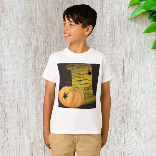 T-shirt Araignées Et Citrouilles