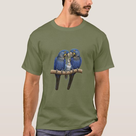 T-shirt Arara azul (Devant)