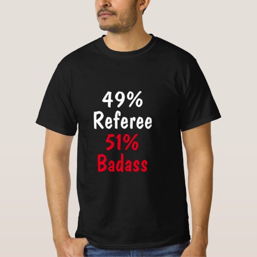 T-shirt Arbitre Badass (Devant)