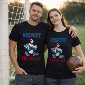 T-shirt Arbitre de Football Amusant Respectez Les Règles C