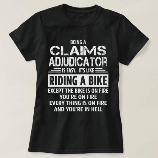 T-shirt Arbitre des réclamations (Design devant)
