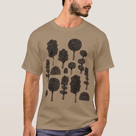 T-shirt Arboretum 230715 - Noir (Devant)