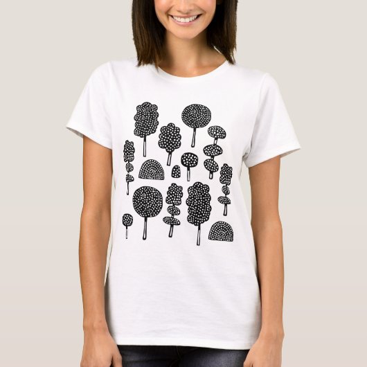 T-shirt Arboretum 230715 - Noir (Devant)