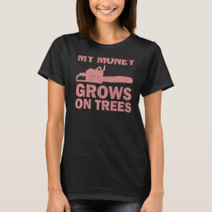 T-shirt Arborisateur Hommes Cool Arbre Grimpper bûcheron