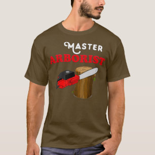 T-shirt Arborist tools tree surgeon Master Expert Pro