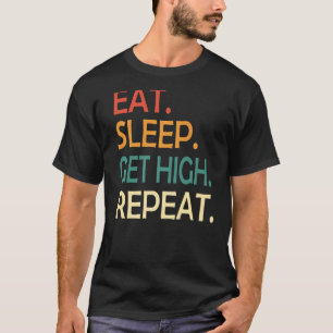T-shirt Arboriste Arbre Cutter Manger Sleep High Obtenir L