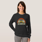 T-shirt Arboriste vintage Rainbow Chainsaws Amour (Devant entier)