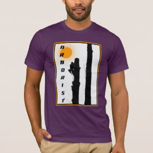 T-shirt Arborists : Monteur de silhouette solaire