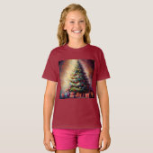 T-shirt Arbre 3 Noël (Devant entier)