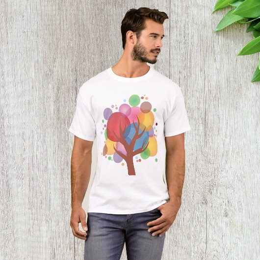 T-shirt Arbre à bulles colorées