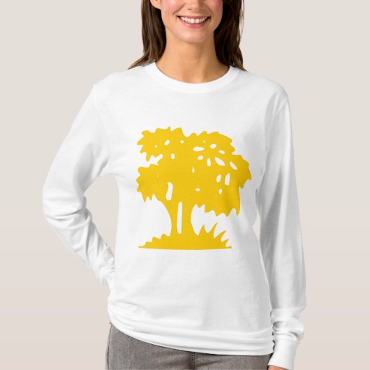T-shirt Arbre à dessin - Ambre (Devant)